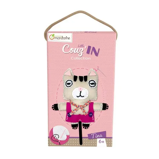 Little Couz’In Sewing Kit – Tina The Cat Themed Craft Set 1