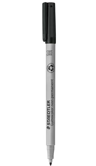 Lumocolor Non-Permanent Marker – Medium Point, Black 1