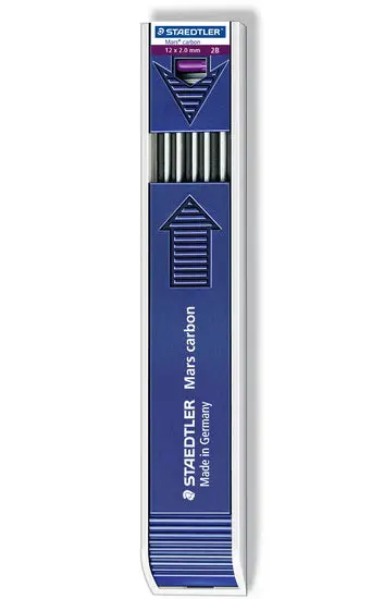 Lumograph 2Mm Lead Refills – Pack Of 12 (2B Hardness) 1