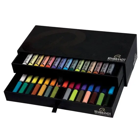 Luxury Soft Pastel Assortment – 45-Color Half-Stick Collection In Elegant Box 1