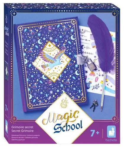 Magic School Themed Journal – Secret Grimoire Design Notebook 1