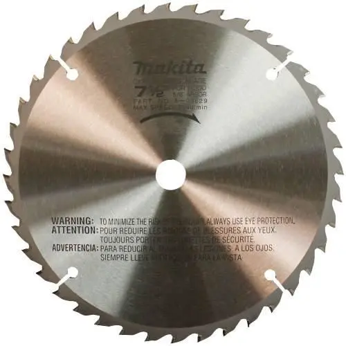 Makita A-90629 7-1/2" 40-Tooth Miter Saw Blade For Precision Crosscuts 1
