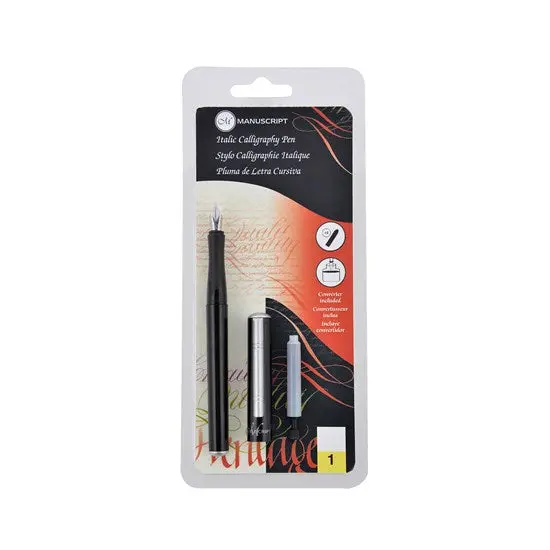 Manuscript Quill Calligraphy Pen – Italic Medium Nib 1