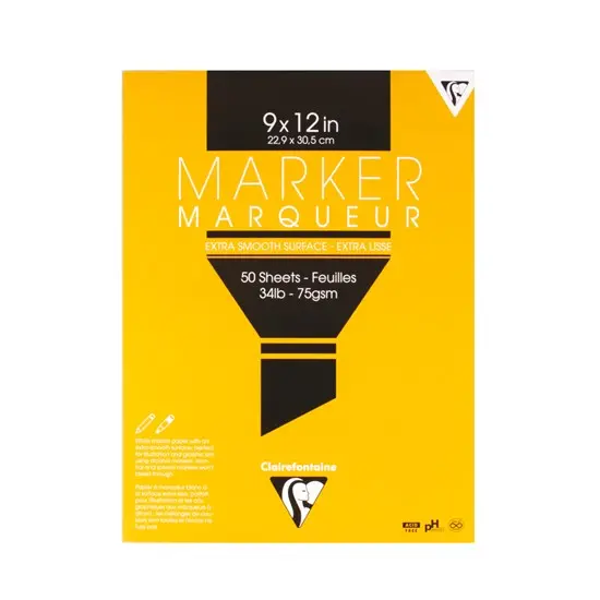 Marker-Specific Sketch Pad – 75 Gsm Smooth Paper 1