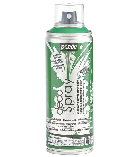 Matte Christmas Green Acrylic Spray Paint – 200Ml Decospray 1