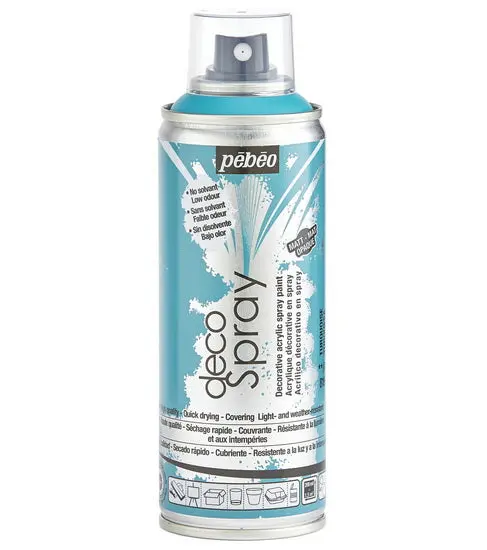 Matte Turquoise Acrylic Spray Paint – 200Ml Decospray Finish 1