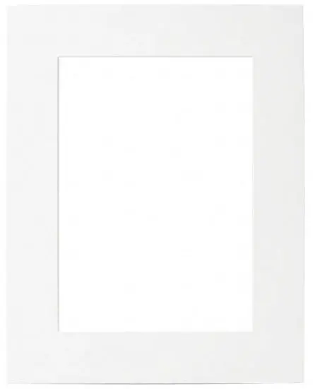 Matte White Double-Window Mat Board – 18×24 / 11×17 Inches 1