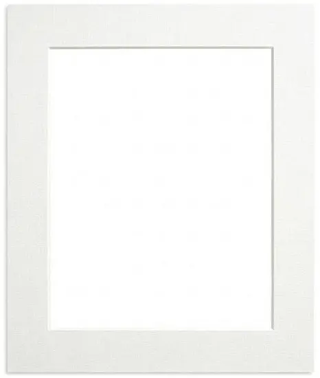 Matte White Heart-Shaped Mat Board - Fits 8.5×11" Or 11×14" Artwork 1