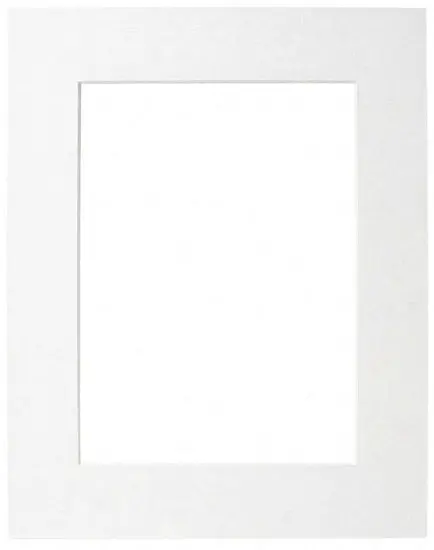 Matte White Heart-Shaped Matboard – Dual-Sized (16×20" / 8×10") 1