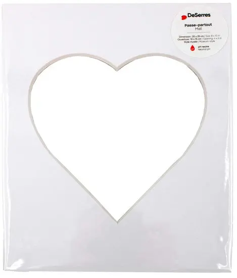 Matte White Photo Mat – Dual-Sized (8×10" Or 4×6") 1
