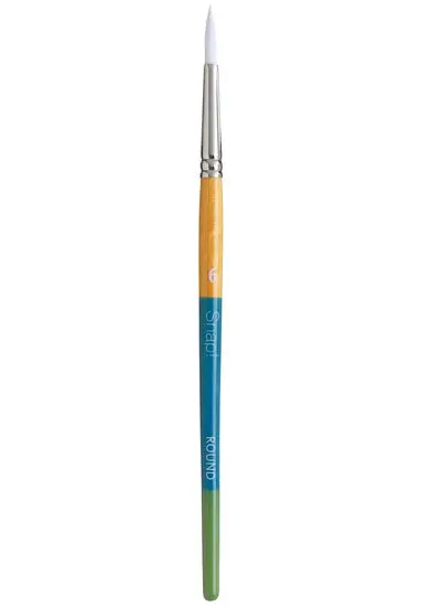 Mc Snap! Synthetic Round Brush – Size #6 Versatile Tip 1