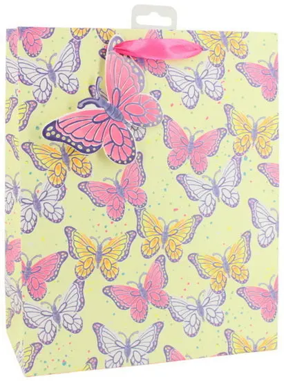 Medium Butterfly-Print Gift Bag 1