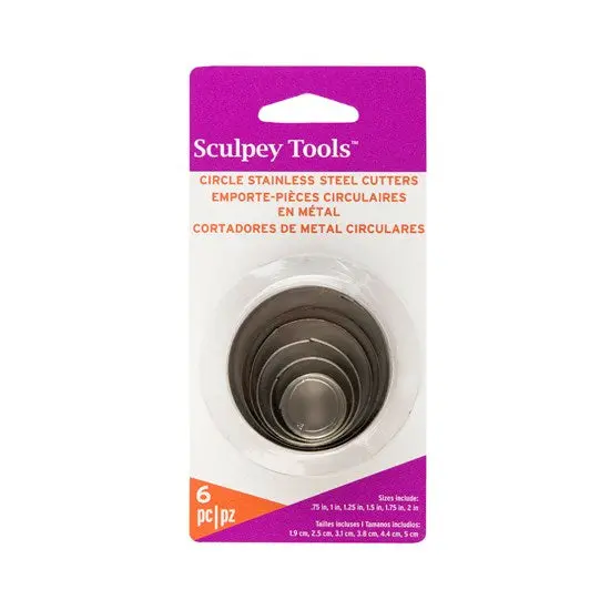 Metal Circle Cutter Set – Six Precision Sizes For Crafting & Scrapbooking 1