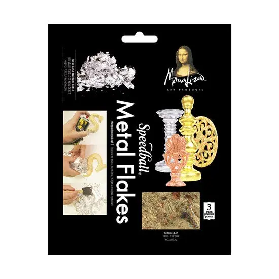 Metallic Gold Flakes – Variegated Finish, 3G Pack 1