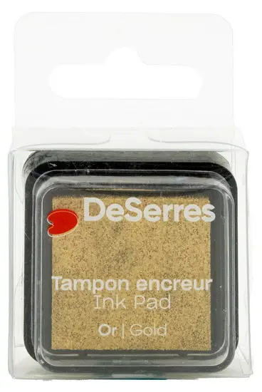 Metallic Gold Stamp Pad For Embossing And Crafting 1