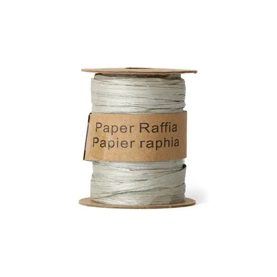 Metallic Raffia Decorative Ribbon – Shimmering Paper Finish 1