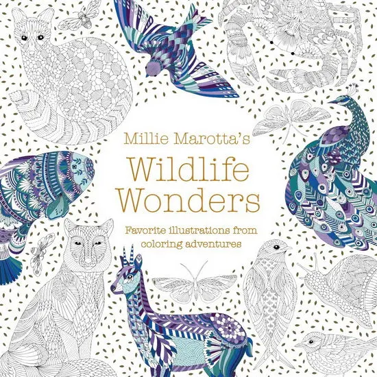Millie Marotta’S Wildlife Wonders – Hardcover Coloring Book Featuring Favorite Illustrations 1