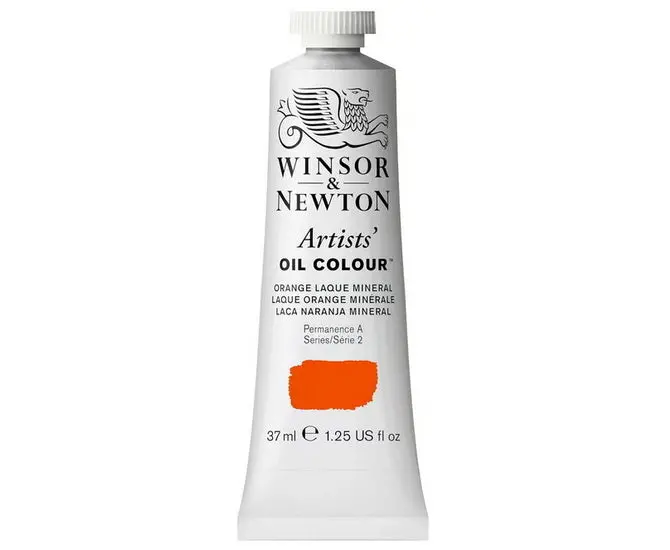Mineral Orange Lacquer Oil Paint – 37Ml Artist Grade 1