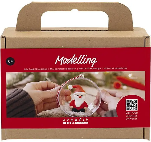 Mini Santa Claus Modeling Craft Kit 1