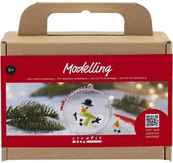 Mini Snowman Modeling Craft Kit – Diy Sculpting Set 1