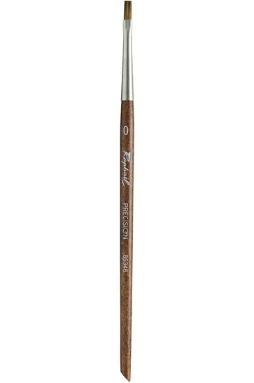 Mini Synthetic Flat Brush #0 – Precision Detailing Tool 1