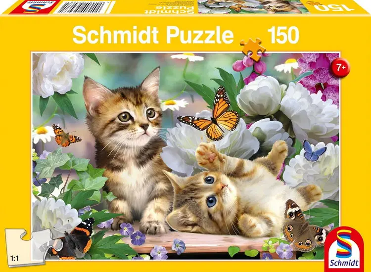 Mischievous Kittens Jigsaw Puzzle – 150 Pieces 1
