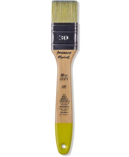 Mixacryl Gesso Brush – Spalter Style #30, Ideal For Priming & Texture 1