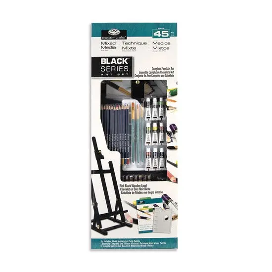 Mixed Media Easel Kit – 45-Piece Starter Set 1