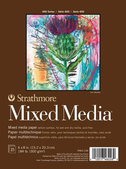 Mixed Media Sketch Pad – 400Gsm, 6×8 Inches (15.2×20.3 Cm) 1