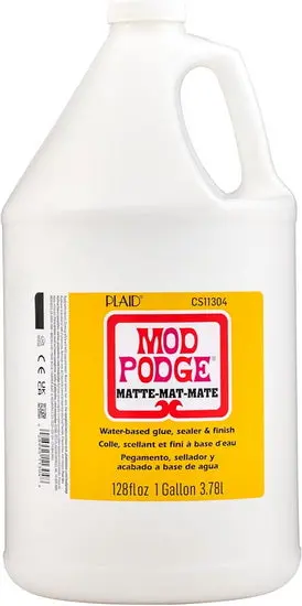 Mod Podge Matte Decoupage Medium – 128 Oz Bulk Bottle 1