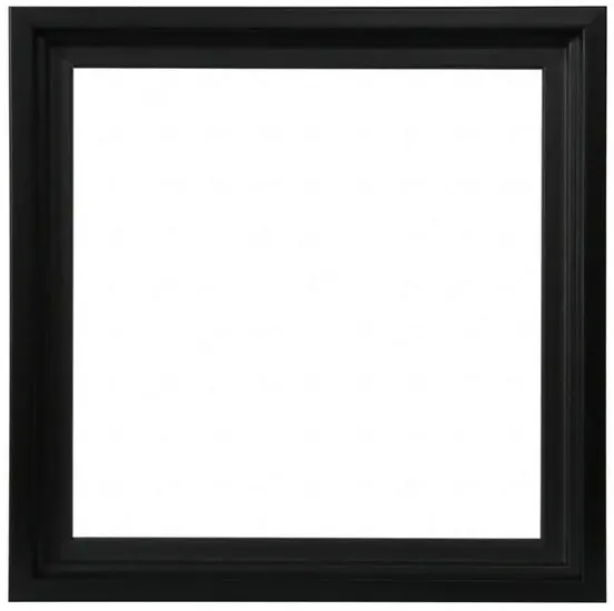 Modern Floating Picture Frame – Sleek Black Finish, 24×24 Inches 1