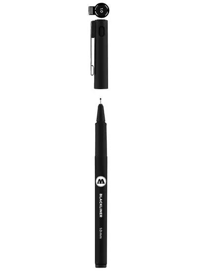 Molotow Fine-Tip Permanent Marker – 1 Mm, Matte Black 1