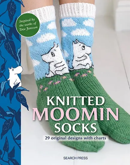 Moomin-Themed Knit Sock Pattern Book – 29 Original Designs With Charts 1