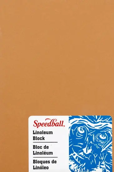 Mounted Linoleum Block - 4X6In 1
