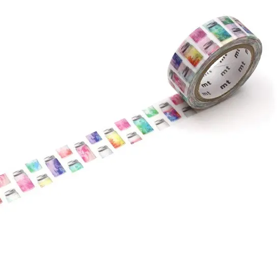 Mt Washi Tape – Colorful Jar Pack – 15 Mm × 7 M 1