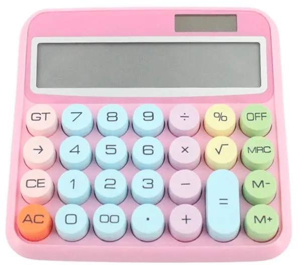 Multicolor 4-Function Calculator – Compact & Student-Friendly 1