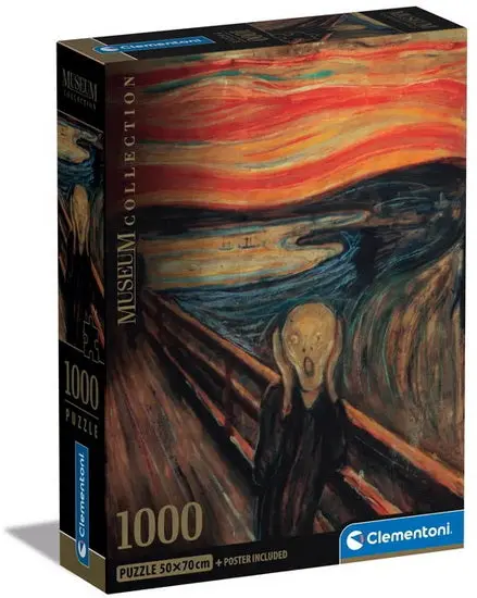 Museum Puzzle – The Scream By Edvard Munch, 1000-Piece Art Jigsaw 1