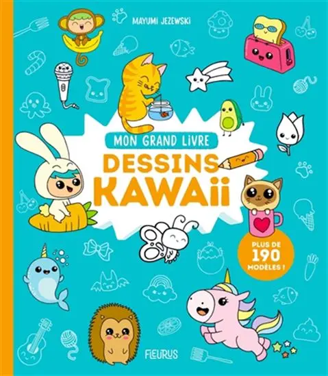 My Big Kawaii Drawing Book – Adorable Cute-Illustration Activity Guide 1