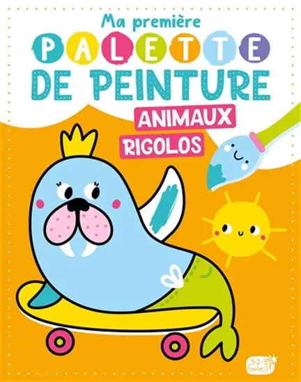 My First Animal-Themed Painting Palette – French Edition 1