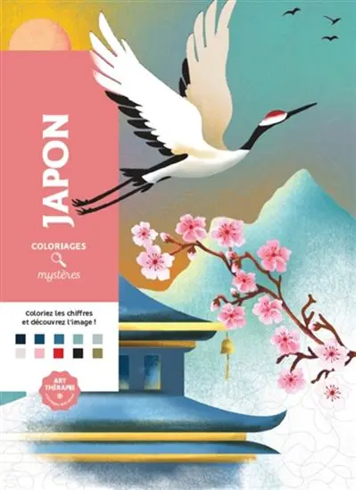Mystery Coloring Book: Japanese Themes 1