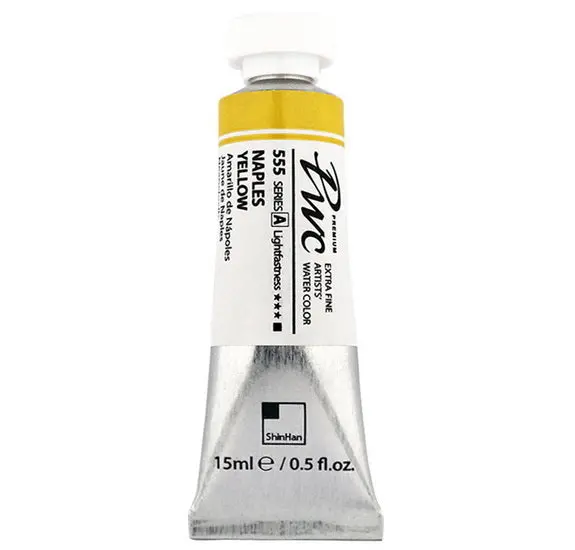 Naples Yellow Extra-Fine Watercolor Tube – 15Ml 1