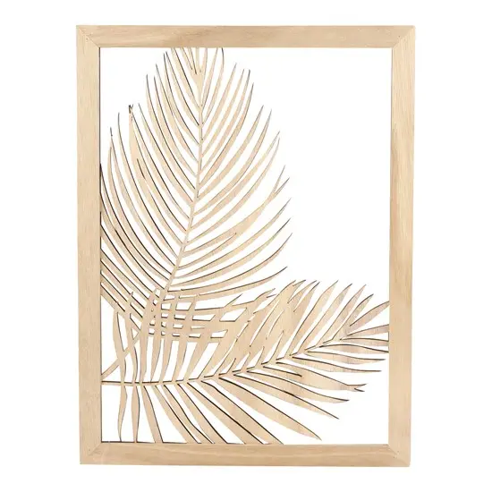 Natural Areca Leaf Wooden Frame – 30 X 40 Cm Eco-Friendly Display 1
