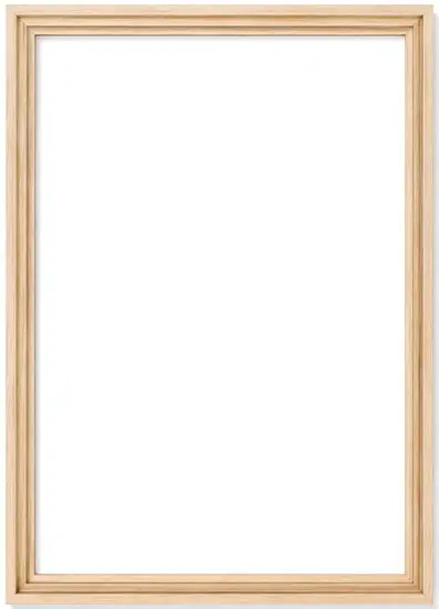 Natural Wood Floating Frame – 18×24 Inches 1