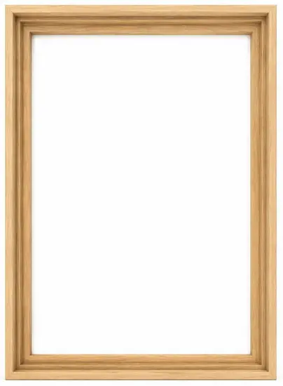 Natural Wood Floating Frame – 8×10 Inches, Ready To Hang 1