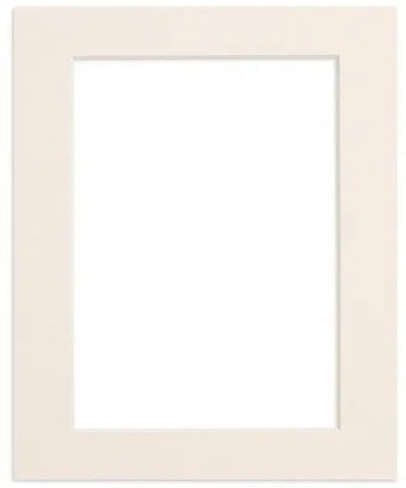 Neutral Ivory Mat Board – 11×14″ / 8×12″ Dual Size 1