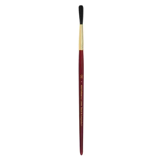 Nocturna Short-Handle Lettering Brush – Size #4 1