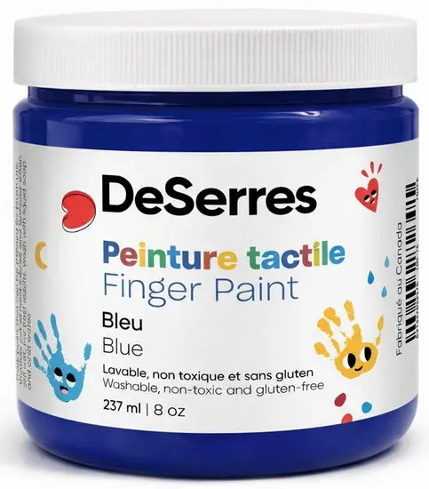 Non-Toxic Finger Paint – Blue, 237 Ml 1