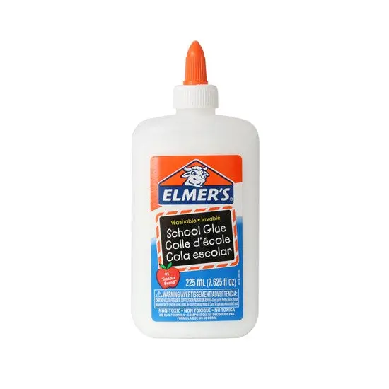 Non-Toxic White School Glue – Washable, 225 Ml, Classroom Essential 1