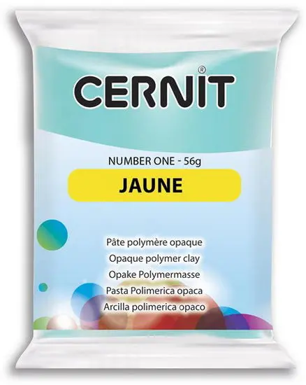 Number One Opaque Polymer Modeling Clay – Yellow (56G) 1