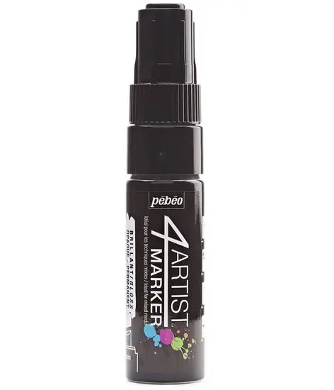 Oil-Based Paint Marker By 4Artist – 8 Mm Tip, Jet Black 1
